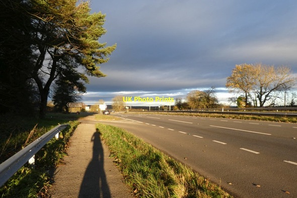 Photo 6"x4" A64 on Whitwell Hill Whitwell-on-the-Hill c2021