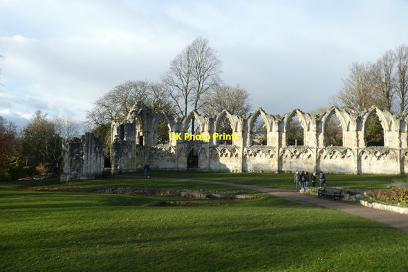 Photo 6"x4" St. Mary's Abbey York\/SE5951 c2021
