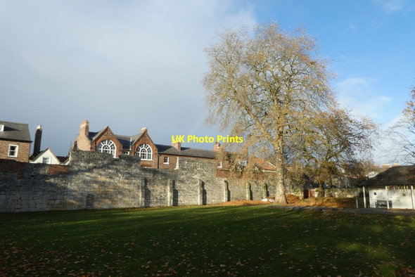 Photo 6"x4" City walls beside St. Mary's Abbey York\/SE5951 c2021
