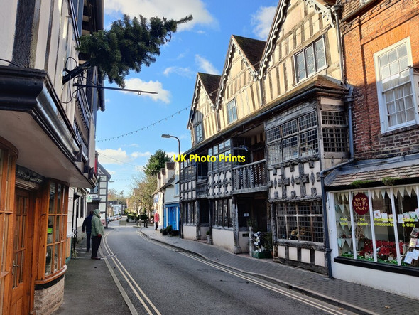 Photo 6"x4" The High Street in Much Wenlock Much Wenlock c2021