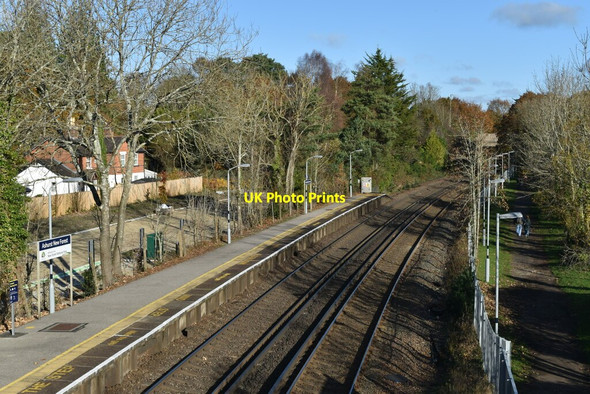 Photo 6"x4" View from footbridge: Ashurst New Forest station Ashurst\/SU3310 c2021