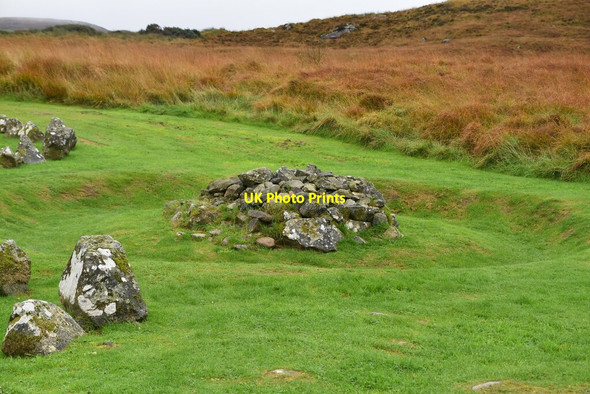 Photo 6"x4" Stone Cairn Dunnamore c2021