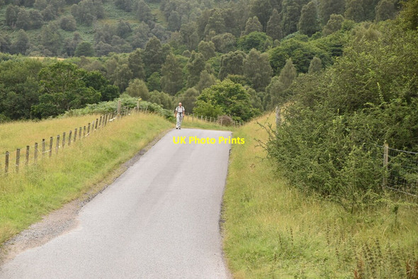 Photo 6"x4" Minor road, Wester Clunie Faskally c2021