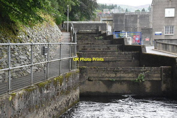Photo 6"x4" Fish ladder, Tummel - Garry HEP Station Pitlochry c2021
