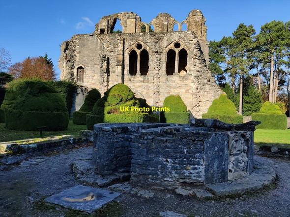 Photo 6"x4" Lavabo at Much Wenlock Priory Much Wenlock c2021