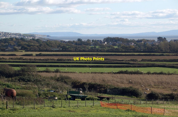 Photo 6"x4" A view towards Somerset from Ty Coch Hill, near Porthcawl Porthcawl c2021