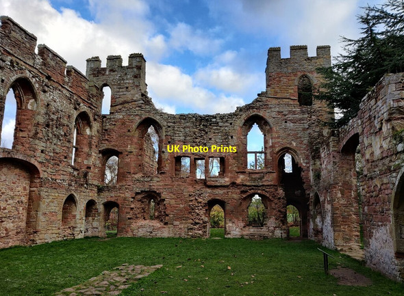 Photo 6"x4" Inside the ruins of Acton Burnell Castle Acton Burnell c2021