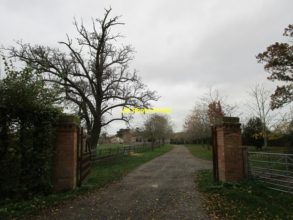 Photo 6"x4" Entrance to Church Farm, North Piddle North Piddle c2021