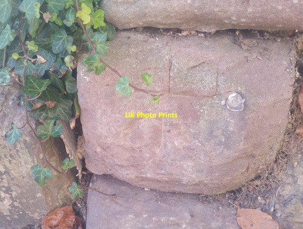 Photo 6"x4" Ordnance Survey 1GL Bolt Ludlow c2021