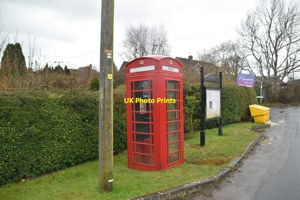Photo 6"x4" Telephone kiosk, Mountfield John's Cross c2021