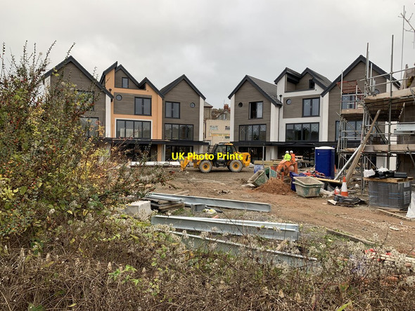 Photo 6"x4" New dwellings on site of former pub known as Yr Aber, The Estuary or Conwy Vale Bryn-rhys c2021