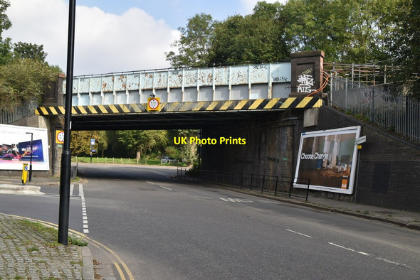 Photo 6"x4" Railway bridge, Old Oak Common Lane Acton\/TQ2080 c2021