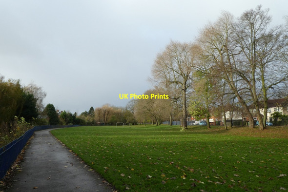 Photo 6"x4" Path beside the beck Heslington c2021