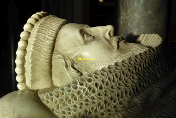 Photo 6"x4" Effigy of Sir John Baptist Hicks Chipping Campden c2021