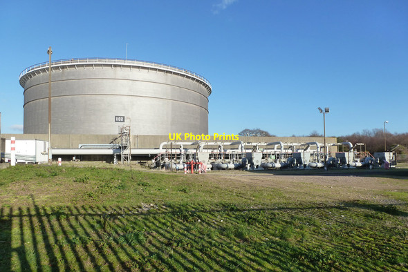 Photo 6"x4" Tank 1102, Hamble Oil Terminal Hamble-le-Rice c2014