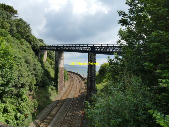 Photo 6"x4" Railway footbridge in Teignmouth Teignmouth c2021