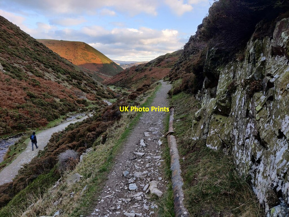 Photo 6"x4" Paths in the Carding Mill Valley Ashbrook\/SO4594 c2021