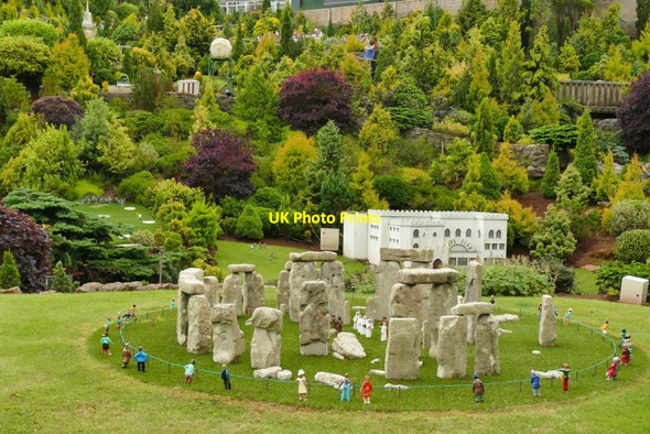Photo 6"x4" Babbacombe Model Village: Stonehenge Torquay c2021