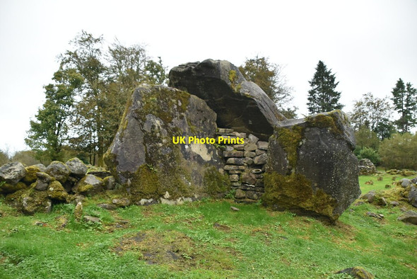 Photo 6"x4" Portal Tomb (Calf House Dolmen) Moneygashel c2021