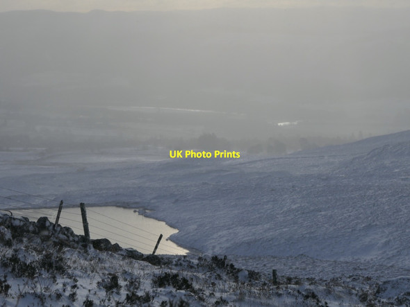 Photo 6"x4" Reservoir, Allt na Cachaileith Kinnaird\/NN9559 c2021