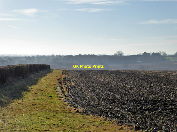Photo 6"x4" Ploughed field south of Towcester Road Litchborough c2016