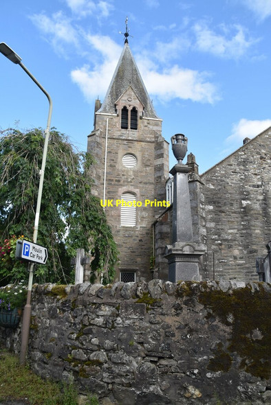 Photo 6"x4" Moulin Church Pitlochry c2021