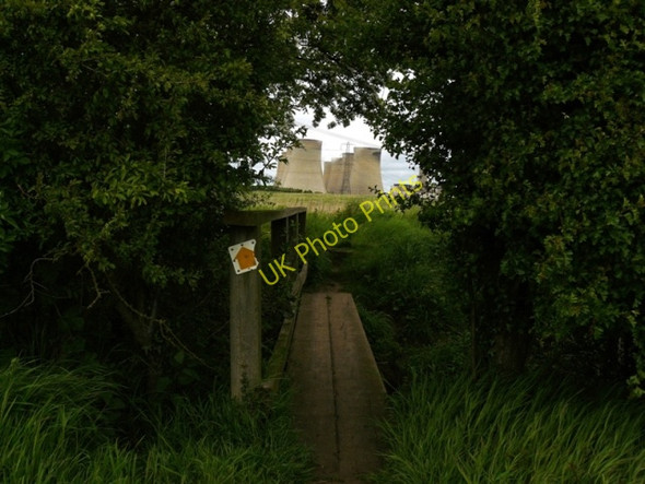 Photo 6"x4" Kingston on Soar path Ratcliffe on Soar c2009