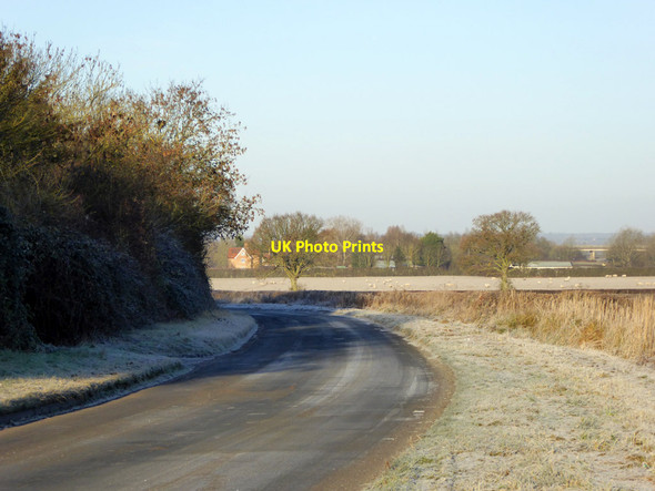 Photo 6"x4" Road towards Murcott or Arncott Boarstall c2016