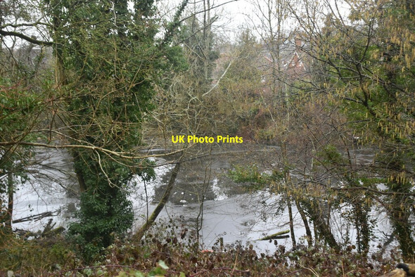 Photo 6"x4" Icy pond Dale Hill\/TQ6930 c2021