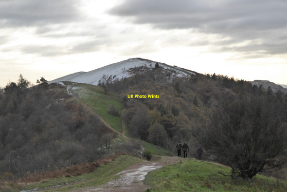 Photo 6"x4" A dusting of snow on the Malvern hills Brand Green\/SO7641 c2021