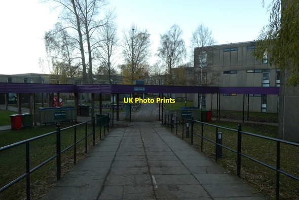 Photo 6"x4" Path from Vanbrugh Bridge Heslington c2021