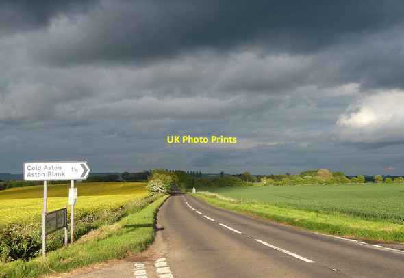 Photo 6"x4" Main road near Notgrove Notgrove c2015