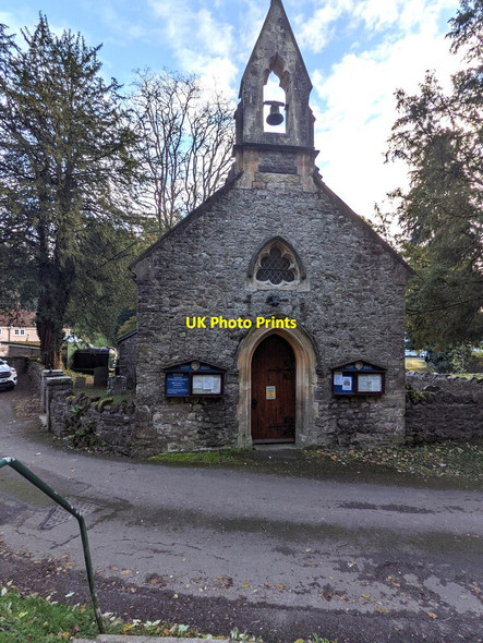 Photo 6"x4" West side of the church in Mounton, Monmouthshire Chepstow\/Cas-Gwent c2021