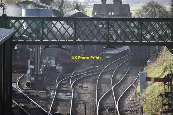 Photo 6"x4" View through bridge towards Ropley Station North Street\/SU6433 c2021