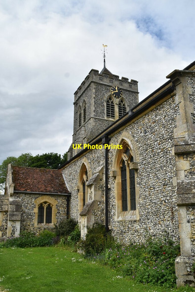 Photo 6"x4" Church of St Mary Therfield c2021 P5