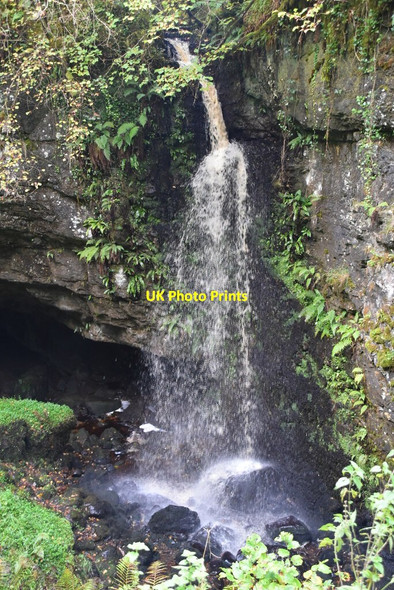 Photo 6"x4" Waterfall, Pollnagollum Cave Boho c2021