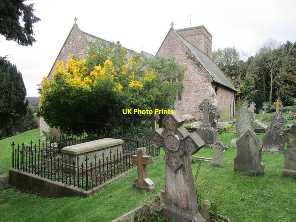 Photo 6"x4" St. Peter's church, Tidenham Chepstow\/Cas-Gwent c2021 P1