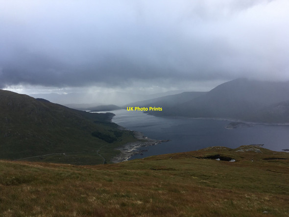 Photo 6"x4" Grassy slopes of Sgurr Coire  nan Eiricheallach Bac nan Canaichean c2021