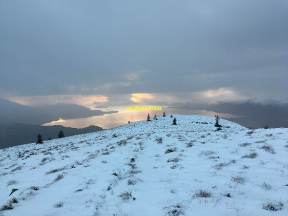 Photo 6"x4" Hillside above Glen Righ Inchree c2021