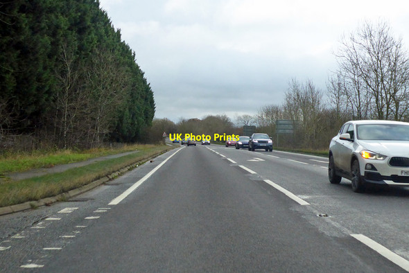Photo 6"x4" A43 Kettering Road heading south Broughton\/SP8375 c2021