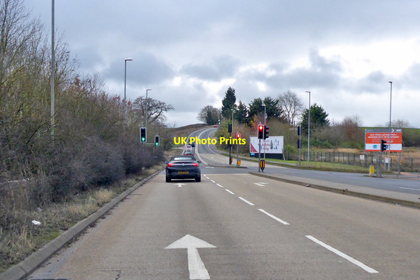 Photo 6"x4" A43 heading south towards Northampton Kettering c2021