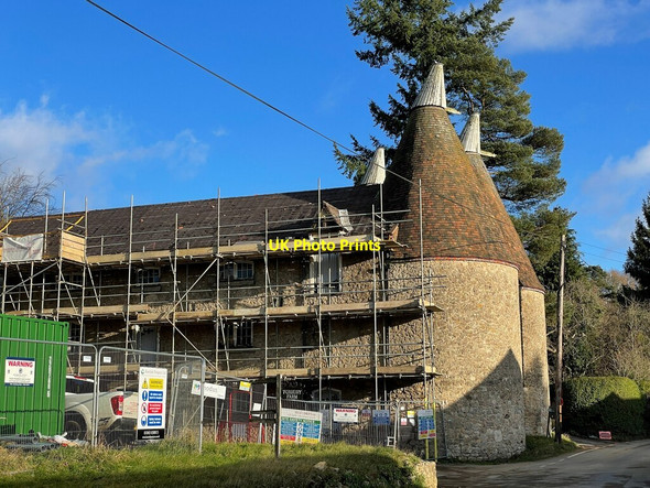 Photo 6"x4" Oast House at Foxbury Farm, Stone Street Bitchet Green c2021 P2