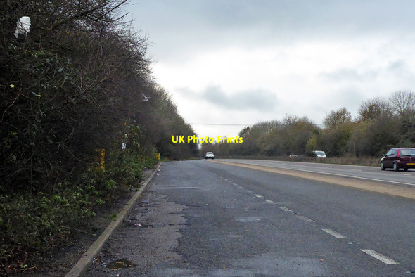 Photo 6"x4" Layby, southbound A43 Kettering c2021