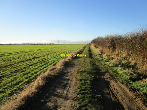 Photo 6"x4" Stonepit Lane Hougham c2021