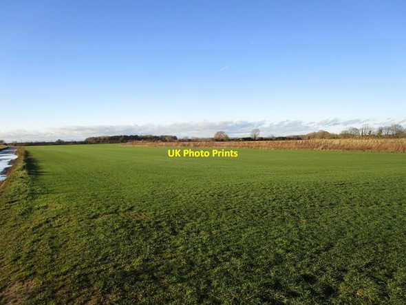 Photo 6"x4" Turf field off Stonepit Lane, Marston Hougham c2021