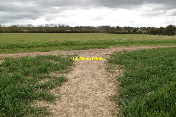 Photo 6"x4" Footpath reaches Reading Sewer Bulleign c2021