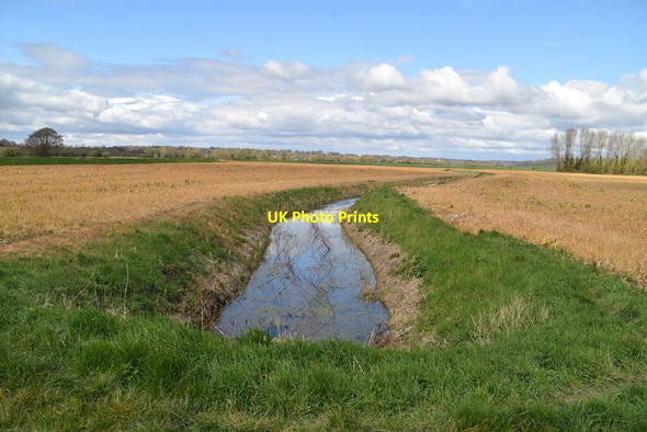 Photo 6"x4" Drainage ditch Potman's Heath c2021