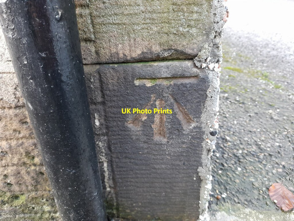 Photo 6"x4" OS Benchmark, 8 Stafford Street, Tain Tain\/NH7881 c2021