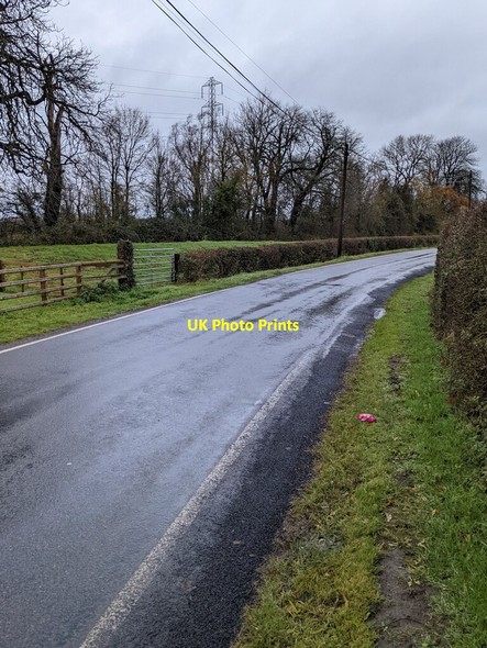 Photo 6"x4" Road north away from Whitson Whitson c2021
