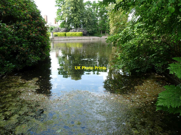 Photo 6"x4" View across the Moat Dunham Town c2010